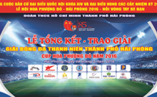 Lễ trao giải và bế mạc giải bóng đá thanh niên thành phố Hải Phòng